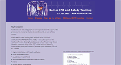 Desktop Screenshot of colliercpr.com